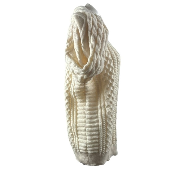 Vamtac Chunky Cable Knit Fisherman Pullover Crew Neck Sweater - Picture 10 of 14